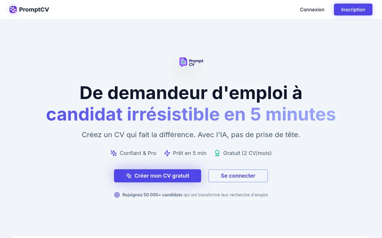 PromptCV.fr